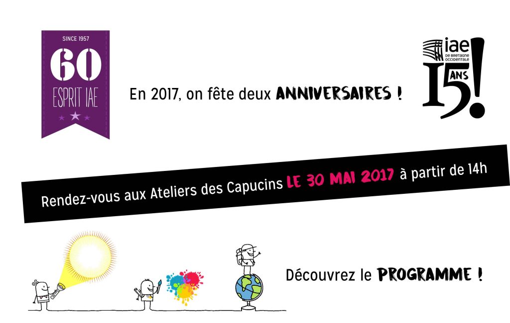 L'IAE de Brest fête ses 15 ans ! - IAE FRANCE - Les Écoles