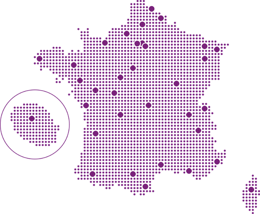 Carte de France des IAE - Avril 2019