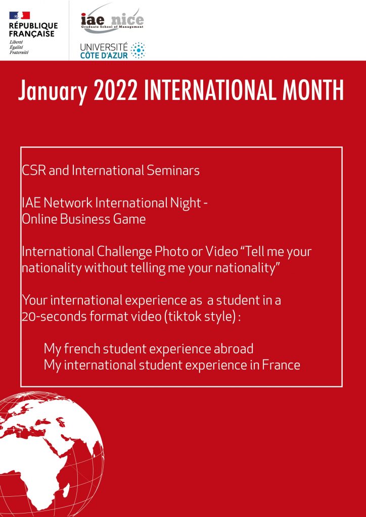 IAE Nice International Month