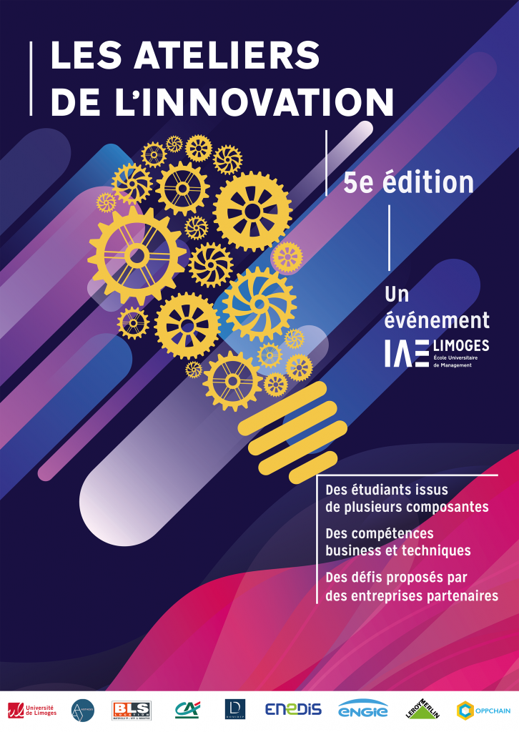 Image de l'affiche de la 5e édition des Ateliers de l'innovation