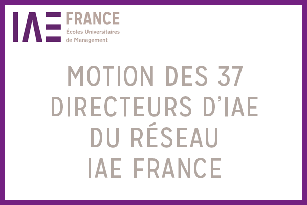 20230707 Motion des 37 directeurs